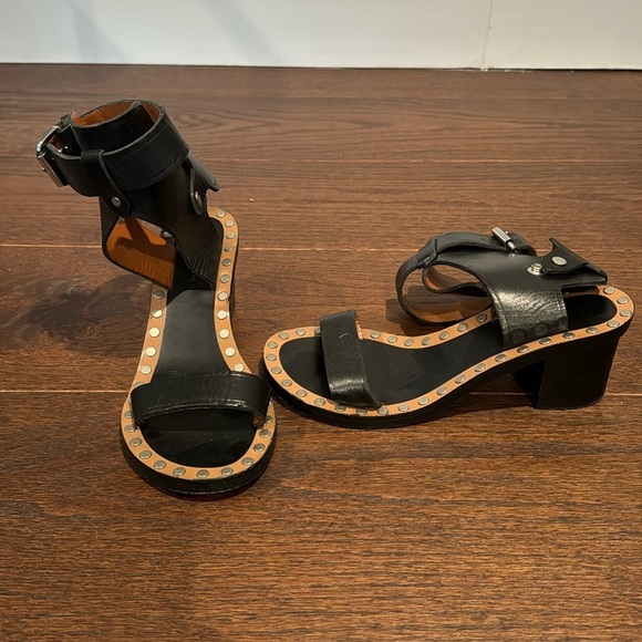 Isabel Marant Women’s Black Sandals Size 37/7 - Picture 1 of 6